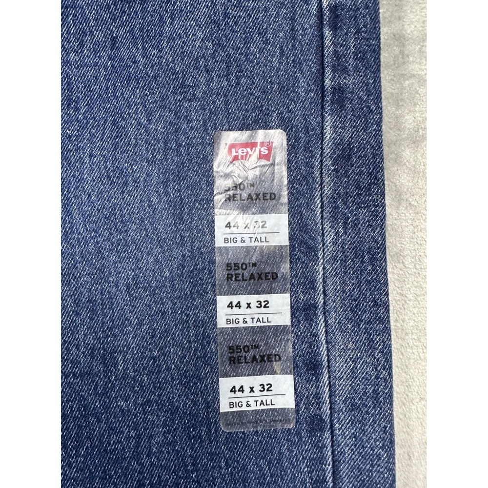 Levis 550 Relaxed Fit Jeans Mens 44x32 Big and Tall Medium Wash Denim 01550-4886 - Picture 5 of 11